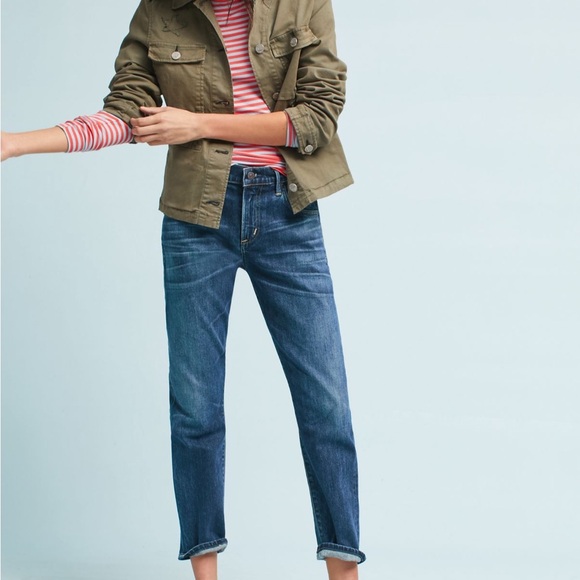 Citizens Of Humanity Denim - Citizens of Humanity Elsa Mid Rise Straight Jeans Size 30 Indigo Denim